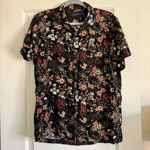 Abercrombie & Fitch Men’s floral button down L